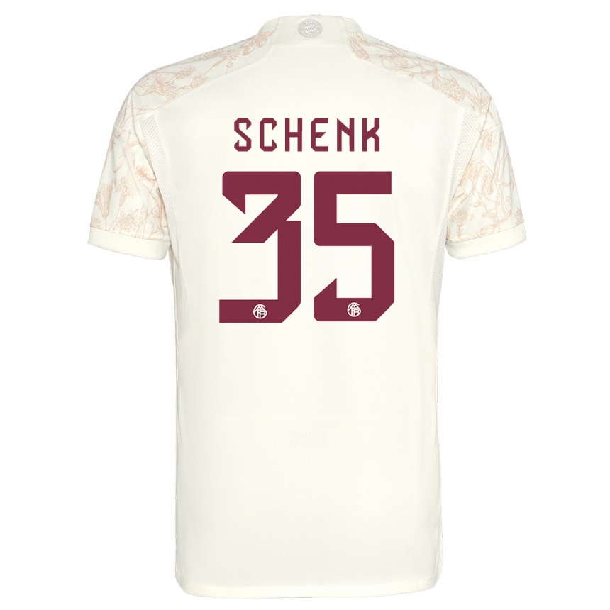 Mujer Fútbol Camiseta Johannes Schenk #35 Blanquecino Equipación Tercera 2023/24 Perú