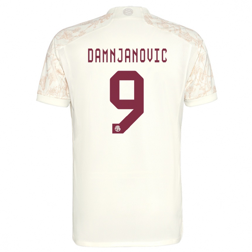 Mujer Fútbol Camiseta Jovana Damnjanovic #9 Blanquecino Equipación Tercera 2023/24 Perú