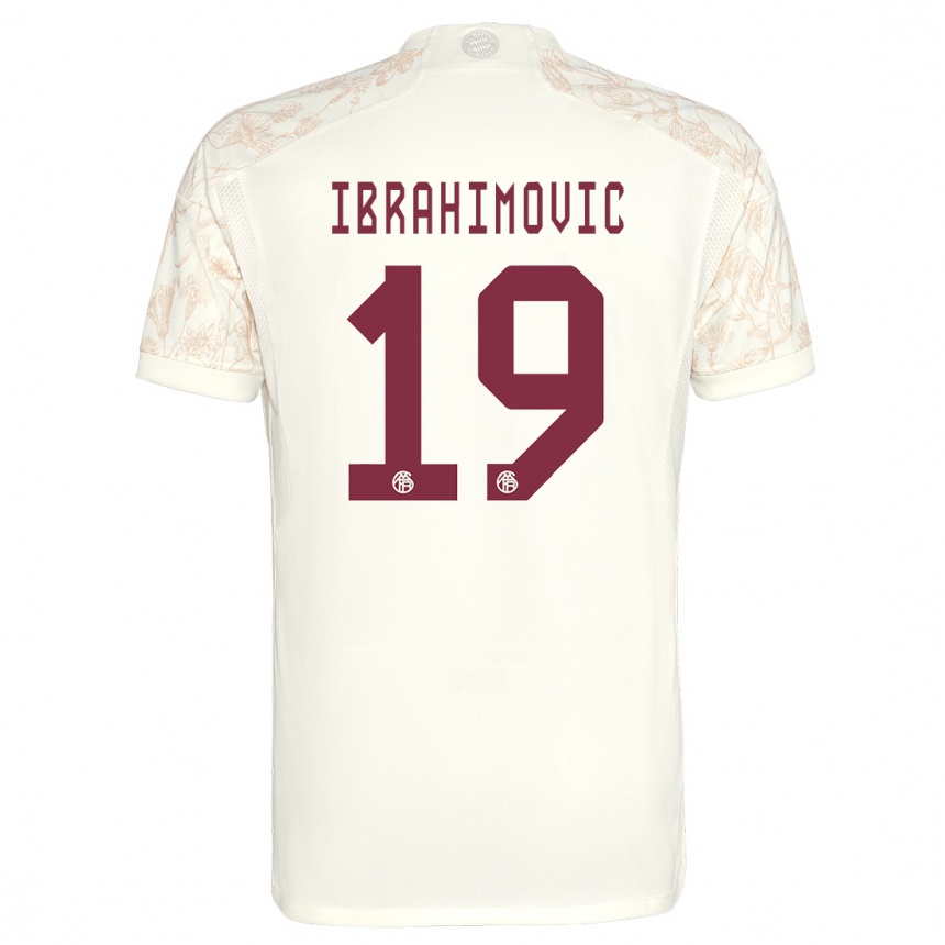 Mujer Fútbol Camiseta Arijon Ibrahimovic #19 Blanquecino Equipación Tercera 2023/24 Perú