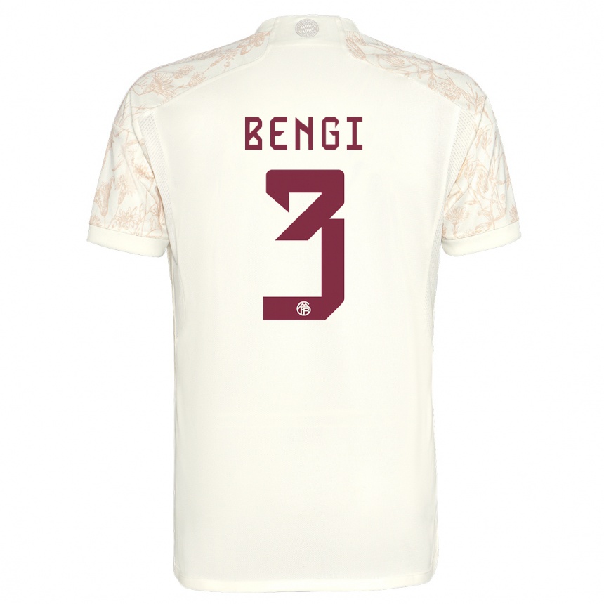 Mujer Fútbol Camiseta Kaan Bengi #3 Blanquecino Equipación Tercera 2023/24 Perú