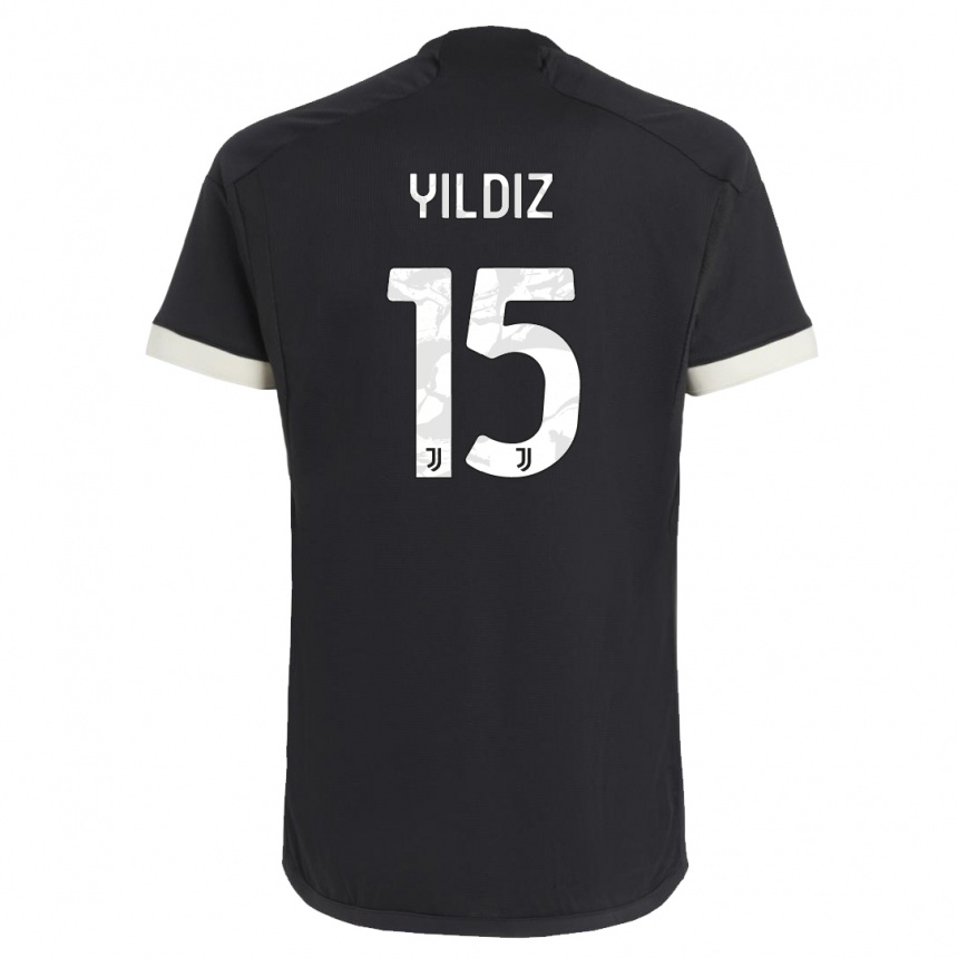 Mujer Fútbol Camiseta Kenan Yildiz #0 Negro Equipación Tercera 2023/24 Perú