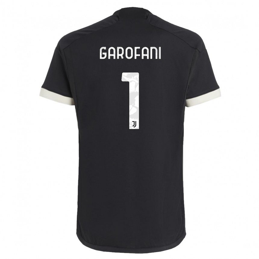 Mujer Fútbol Camiseta Giovanni Garofani #1 Negro Equipación Tercera 2023/24 Perú