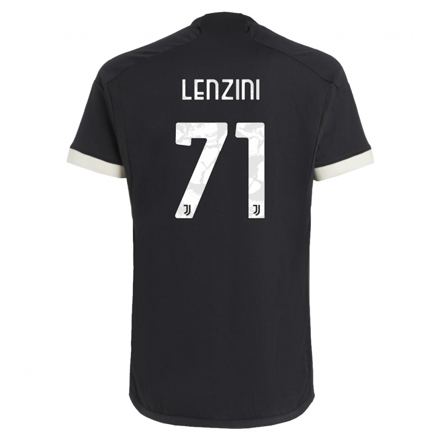 Mujer Fútbol Camiseta Martina Lenzini #71 Negro Equipación Tercera 2023/24 Perú