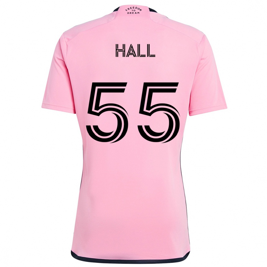 Niño Fútbol Camiseta Tyler Hall #55 Rosa 1ª Equipación 2024/25 Perú