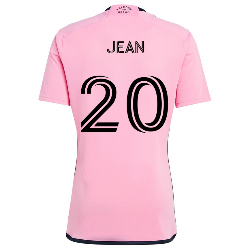 Niño Fútbol Camiseta Corentin Jean #20 Rosa 1ª Equipación 2024/25 Perú