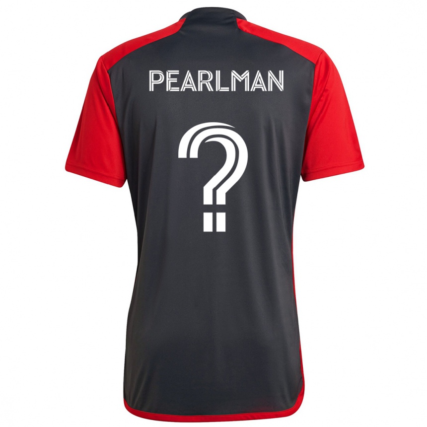 Niño Fútbol Camiseta Adam Pearlman #0 Rojo Grayn 1ª Equipación 2024/25 Perú