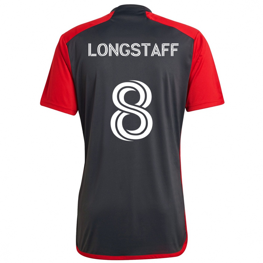 Niño Fútbol Camiseta Matty Longstaff #8 Rojo Grayn 1ª Equipación 2024/25 Perú