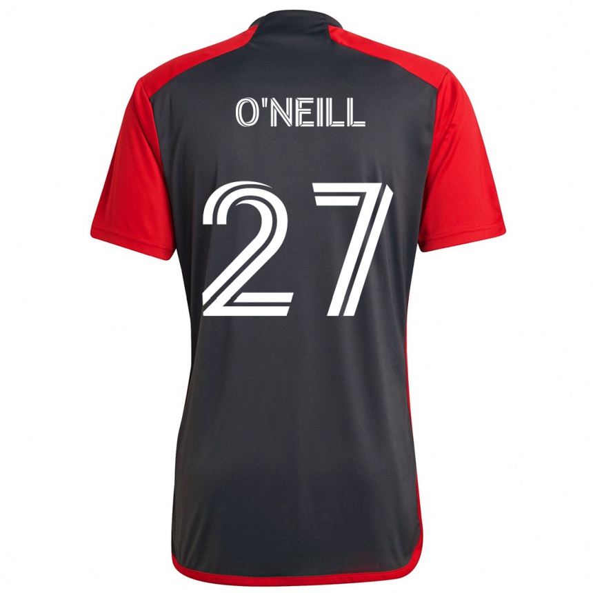 Niño Fútbol Camiseta Shane O'neill #27 Rojo Grayn 1ª Equipación 2024/25 Perú