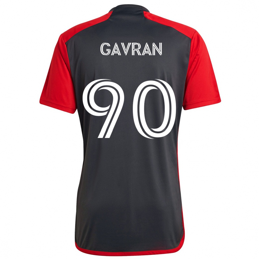 Niño Fútbol Camiseta Luka Gavran #90 Rojo Grayn 1ª Equipación 2024/25 Perú