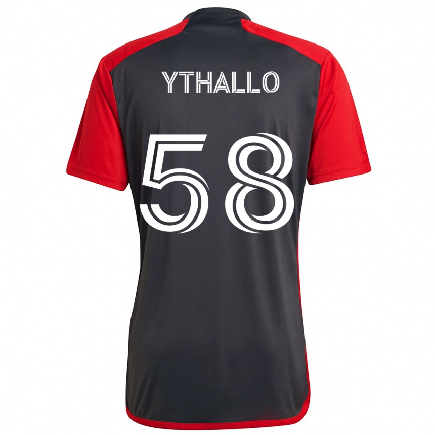 Niño Fútbol Camiseta Ythallo #58 Rojo Grayn 1ª Equipación 2024/25 Perú