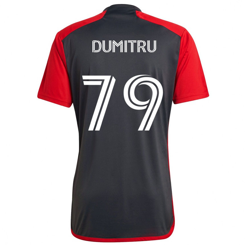 Niño Fútbol Camiseta Andrei Dumitru #79 Rojo Grayn 1ª Equipación 2024/25 Perú