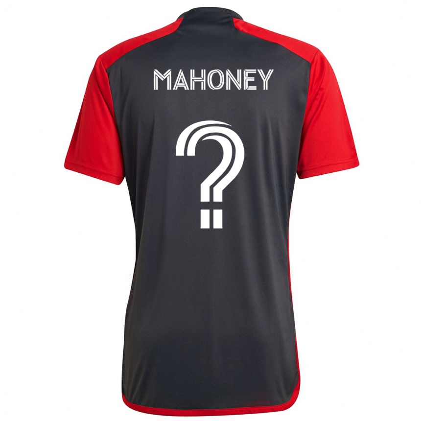 Niño Fútbol Camiseta Adrian Mahoney #0 Rojo Grayn 1ª Equipación 2024/25 Perú