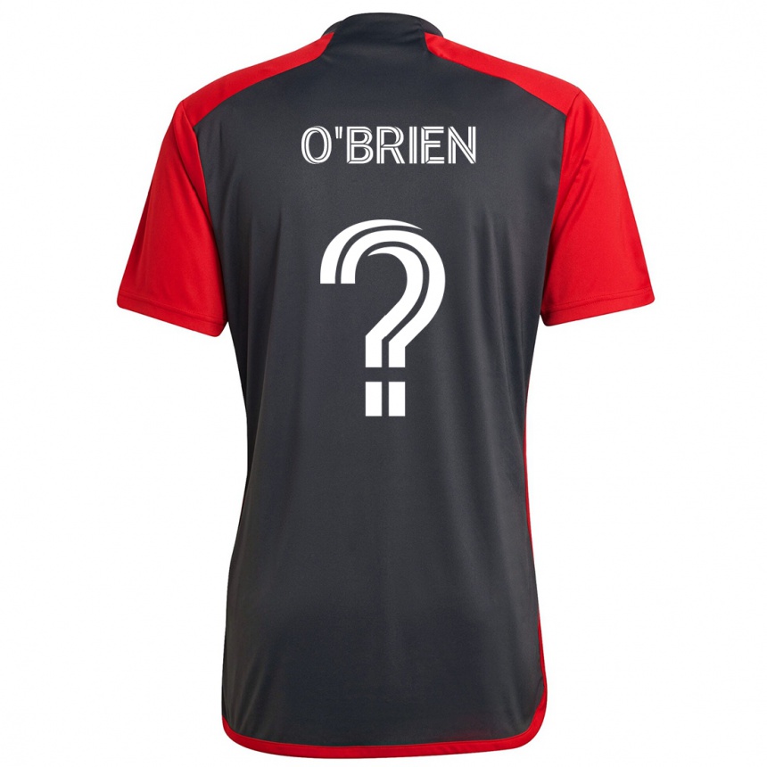 Niño Fútbol Camiseta Alexander O'brien #0 Rojo Grayn 1ª Equipación 2024/25 Perú