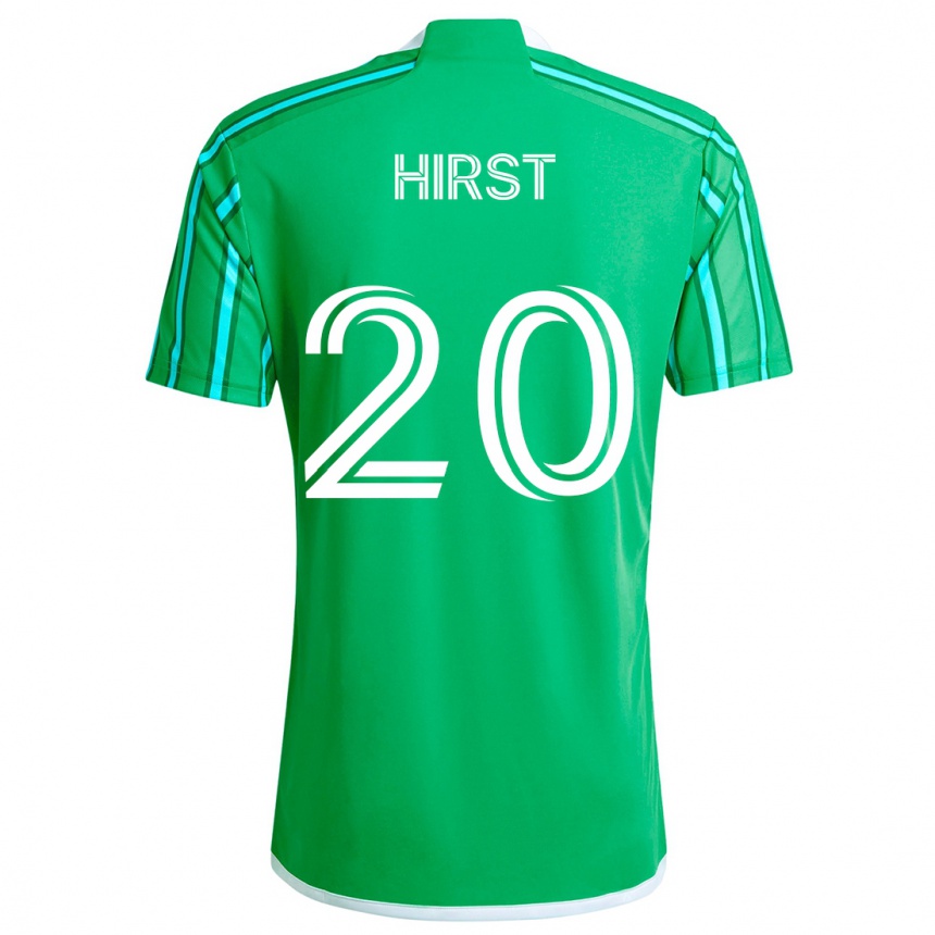 Niño Fútbol Camiseta Sophie Hirst #20 Verde Blanco 1ª Equipación 2024/25 Perú