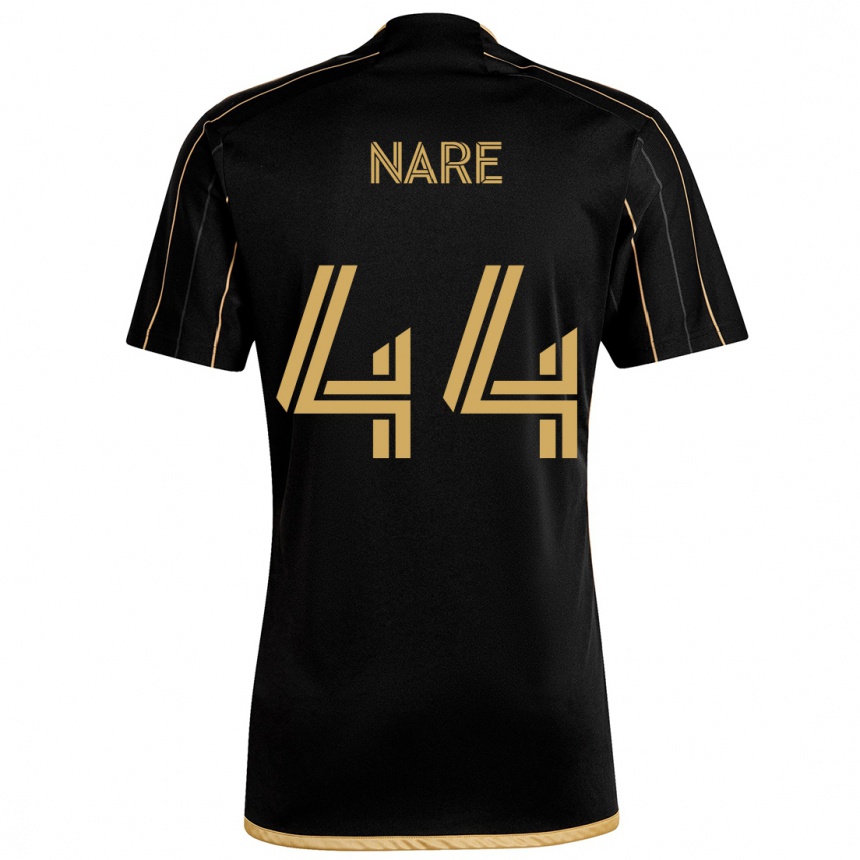 Niño Fútbol Camiseta Thabo Nare #44 Oro Negro 1ª Equipación 2024/25 Perú