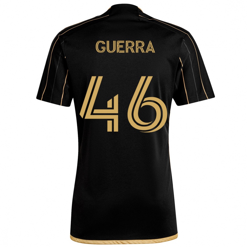 Niño Fútbol Camiseta Decarlo Guerra #46 Oro Negro 1ª Equipación 2024/25 Perú