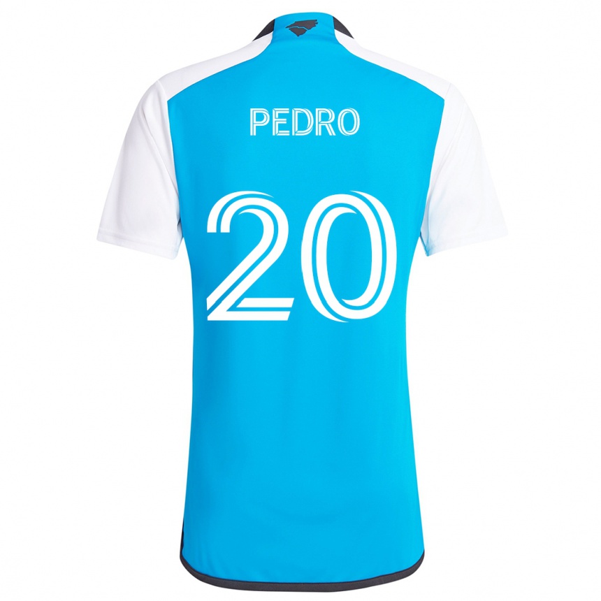 Niño Fútbol Camiseta João Pedro #20 Azul Blanco 1ª Equipación 2024/25 Perú