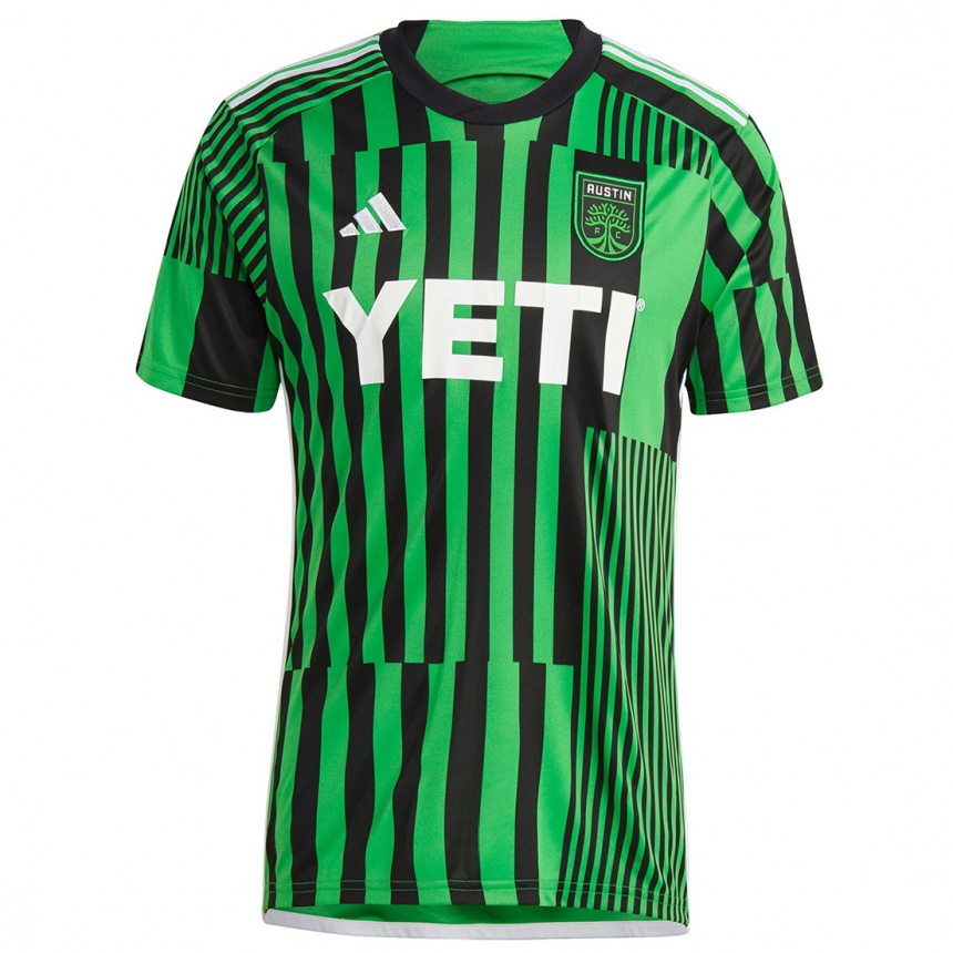 Niño Fútbol Camiseta Emiliano Rigoni #7 Verde Negro 1ª Equipación 2024/25 Perú