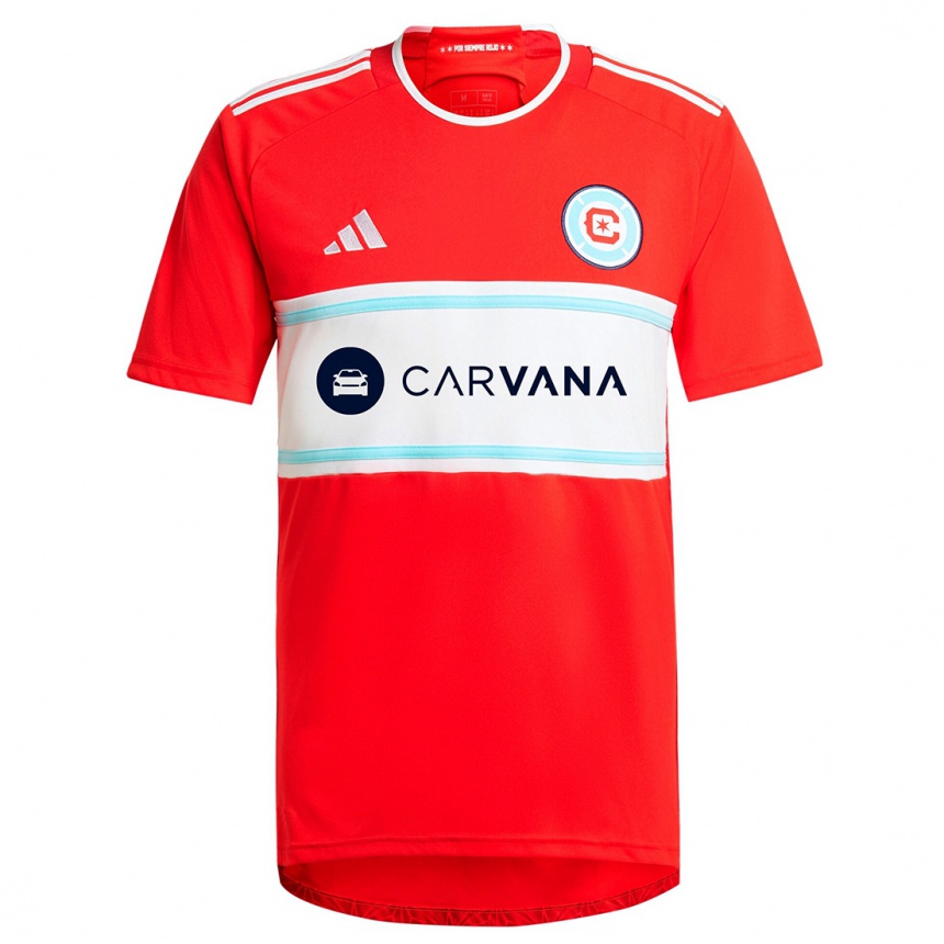 Niño Fútbol Camiseta Romain Blake #59 Rojo Blanco 1ª Equipación 2024/25 Perú