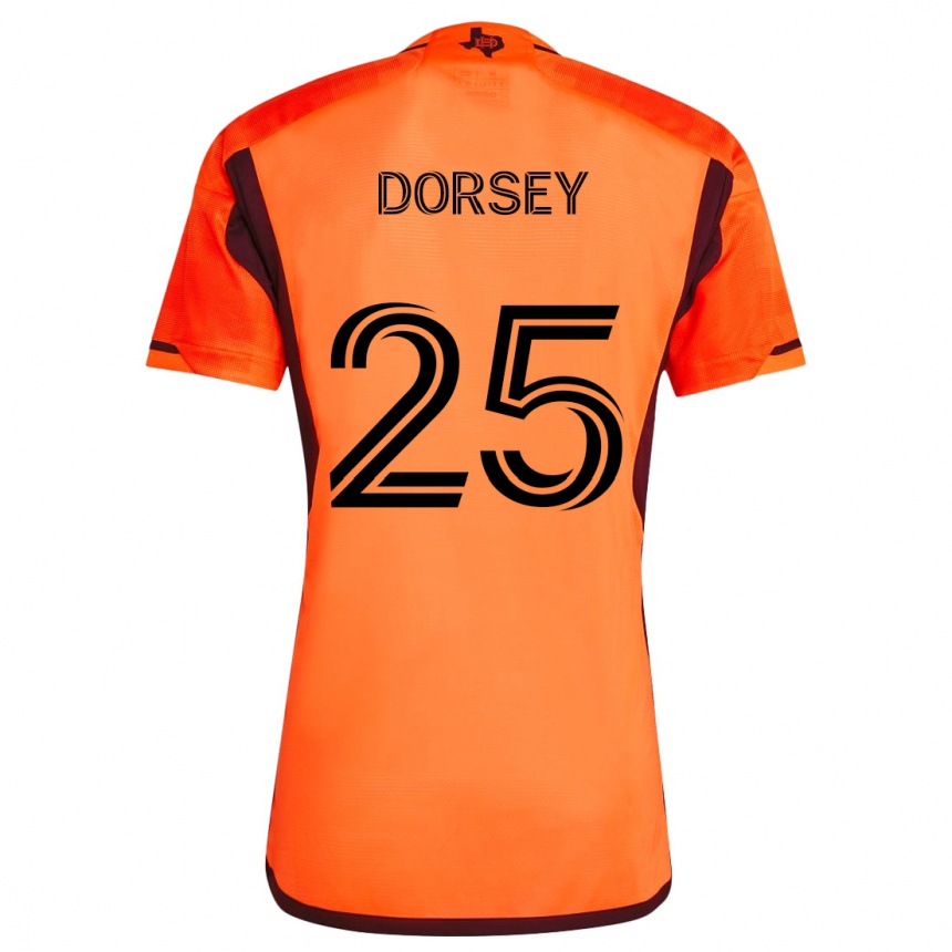 Niño Fútbol Camiseta Griffin Dorsey #25 Naranja Negro 1ª Equipación 2024/25 Perú