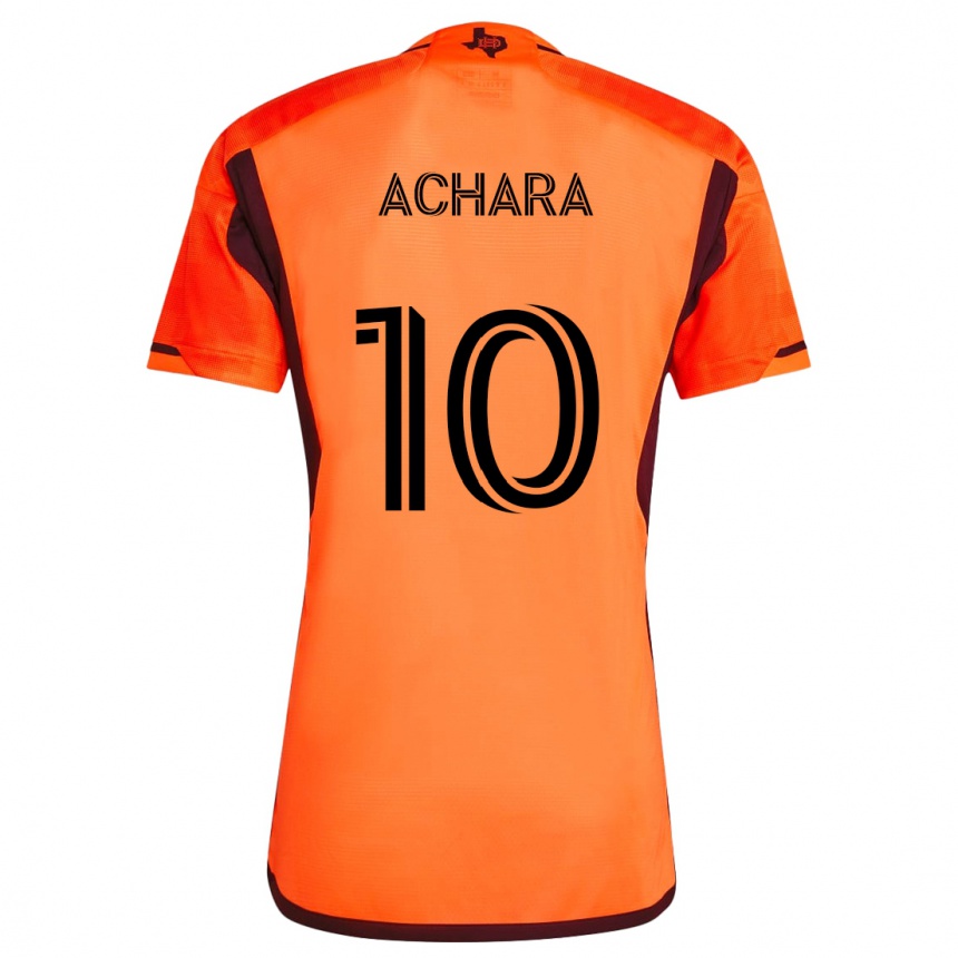 Niño Fútbol Camiseta Ifunanyachi Achara #10 Naranja Negro 1ª Equipación 2024/25 Perú