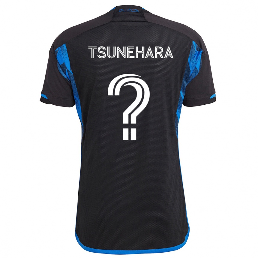 Niño Fútbol Camiseta Roka Tsunehara #0 Azul Negro 1ª Equipación 2024/25 Perú