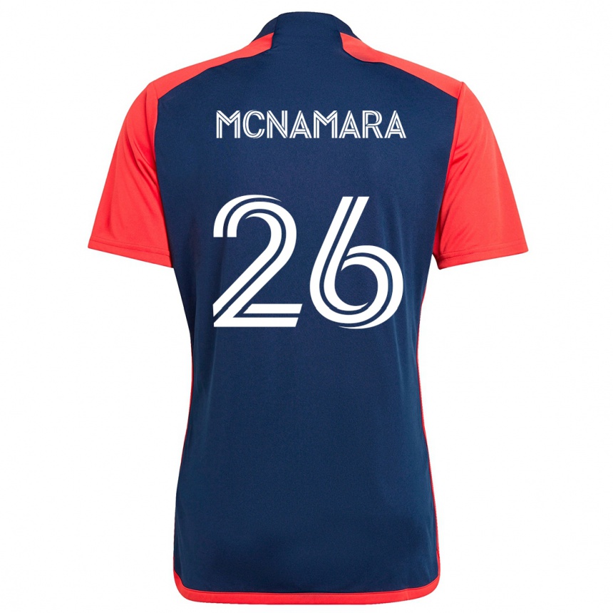 Niño Fútbol Camiseta Tommy Mcnamara #26 Azul Rojo 1ª Equipación 2024/25 Perú