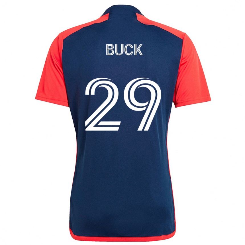 Niño Fútbol Camiseta Noel Buck #29 Azul Rojo 1ª Equipación 2024/25 Perú