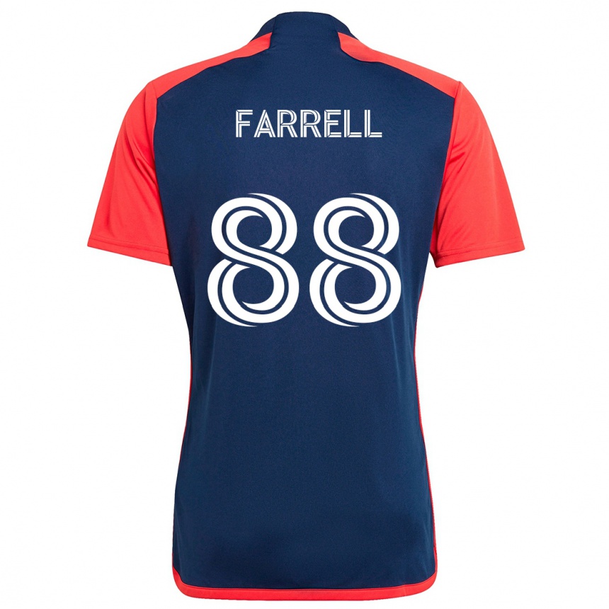 Niño Fútbol Camiseta Andrew Farrell #88 Azul Rojo 1ª Equipación 2024/25 Perú