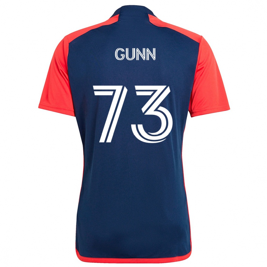 Niño Fútbol Camiseta Jd Gunn #73 Azul Rojo 1ª Equipación 2024/25 Perú