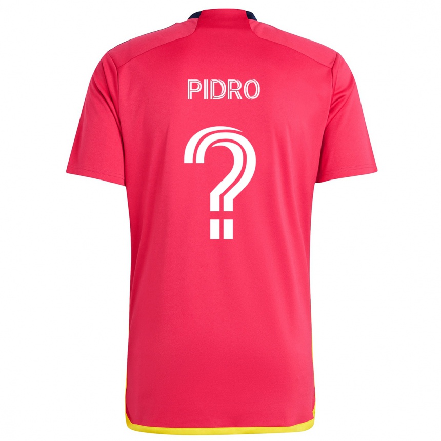 Niño Fútbol Camiseta Selmir Pidro #0 Rojo Azul 1ª Equipación 2024/25 Perú