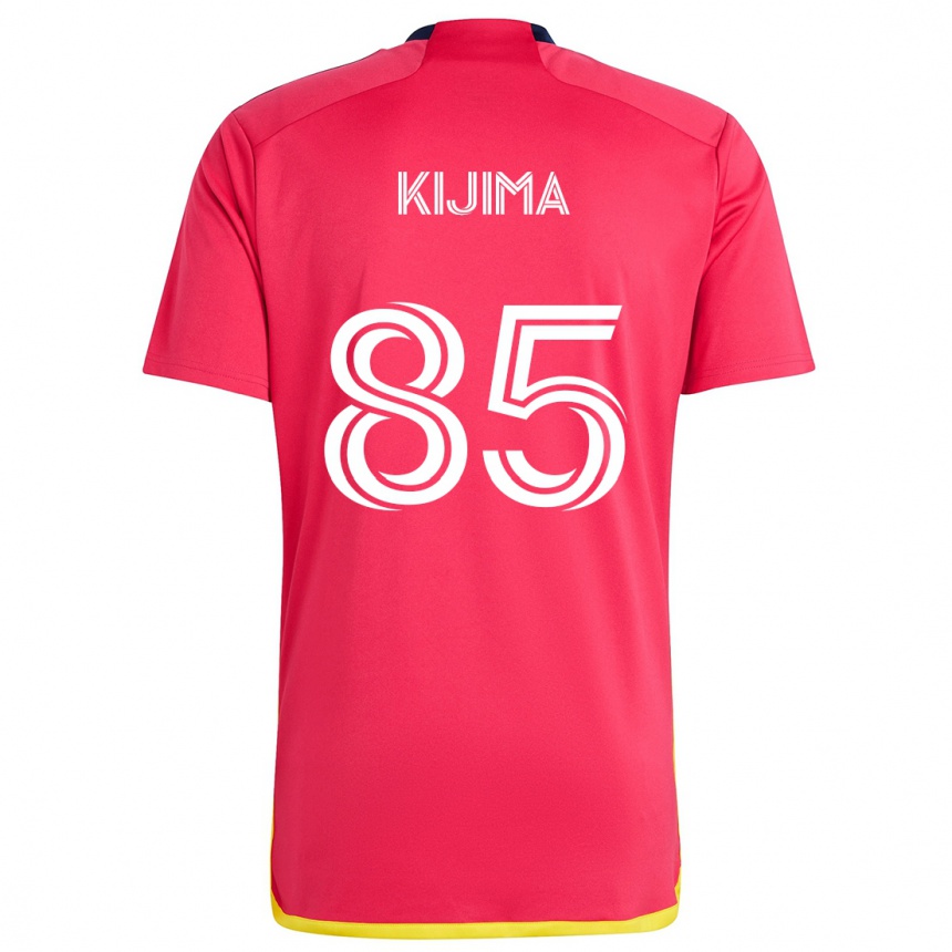 Niño Fútbol Camiseta Hosei Kijima #85 Rojo Azul 1ª Equipación 2024/25 Perú