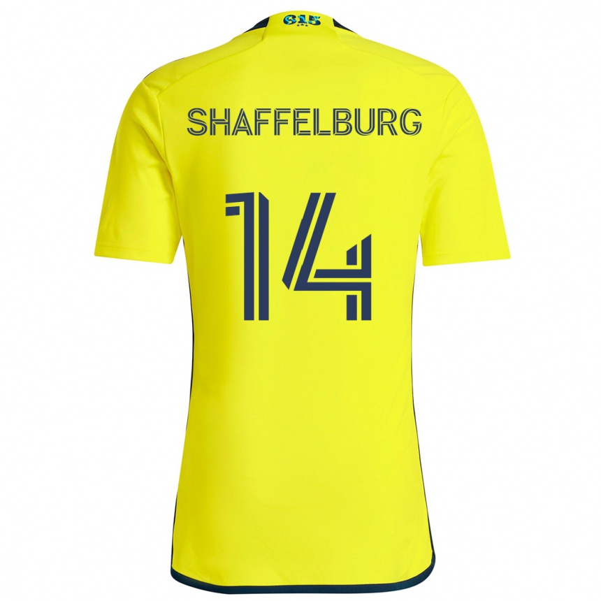 Niño Fútbol Camiseta Jacob Shaffelburg #14 Amarillo Azul 1ª Equipación 2024/25 Perú