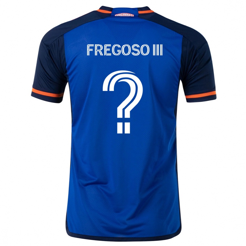 Niño Fútbol Camiseta Arturo Fregoso Iii #0 Azul Blanco 1ª Equipación 2024/25 Perú