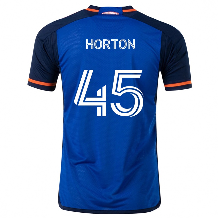 Niño Fútbol Camiseta Philip Horton #45 Azul Blanco 1ª Equipación 2024/25 Perú