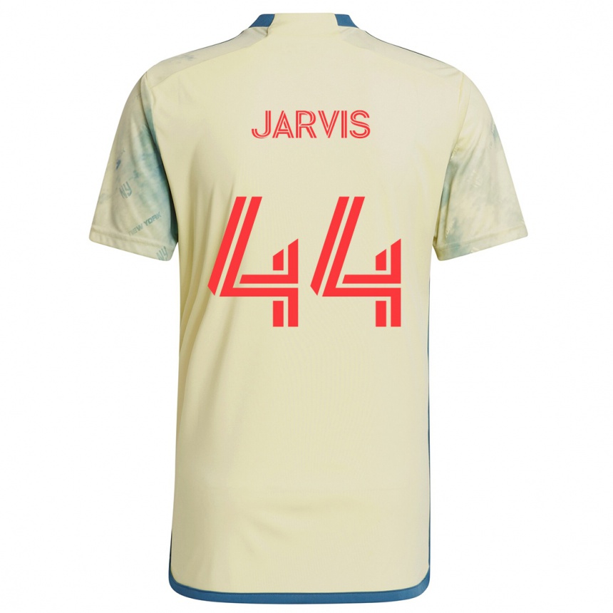 Niño Fútbol Camiseta Aiden Jarvis #44 Amarillo Rojo Azul 1ª Equipación 2024/25 Perú