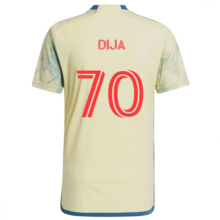 Niño Fútbol Camiseta Dija #70 Amarillo Rojo Azul 1ª Equipación 2024/25 Perú