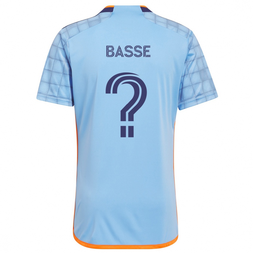 Niño Fútbol Camiseta Adam Basse #0 Azul Naranja 1ª Equipación 2024/25 Perú