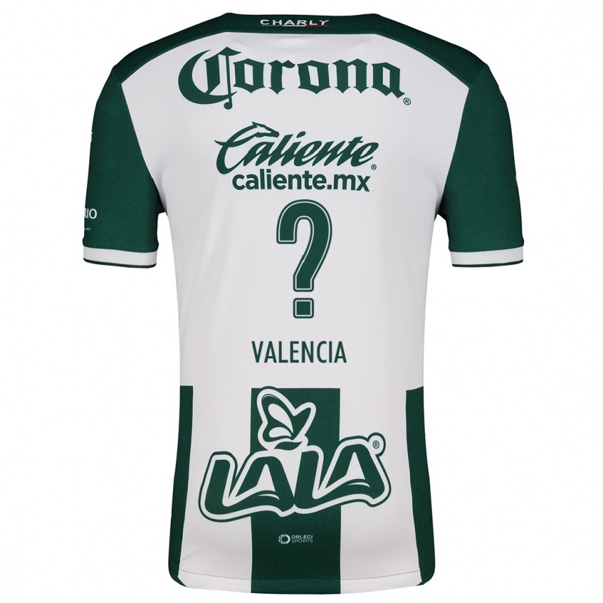 Niño Fútbol Camiseta Álex Valencia #0 Verde Blanco 1ª Equipación 2024/25 Perú