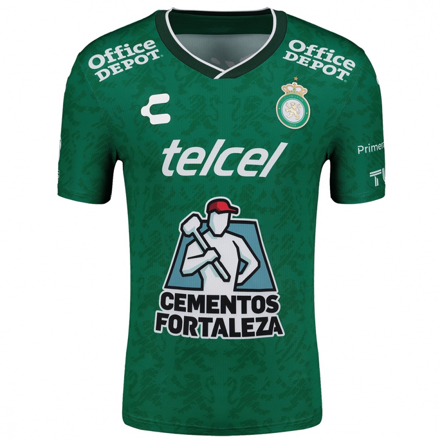 Niño Fútbol Camiseta Mayalu Rausch #16 Verde Blanco 1ª Equipación 2024/25 Perú