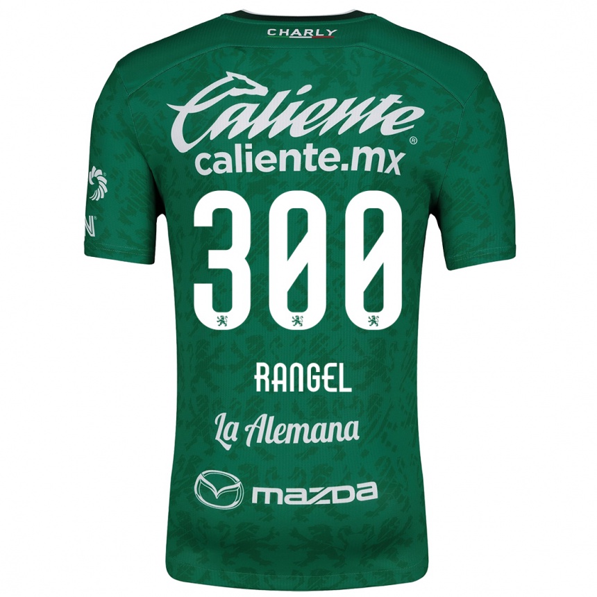 Niño Fútbol Camiseta Luis Rangel #300 Verde Blanco 1ª Equipación 2024/25 Perú