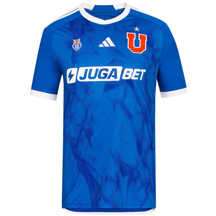 Niño Fútbol Camiseta Fernando Osorio Sanguinetti #0 Azul Blanco 1ª Equipación 2024/25 Perú