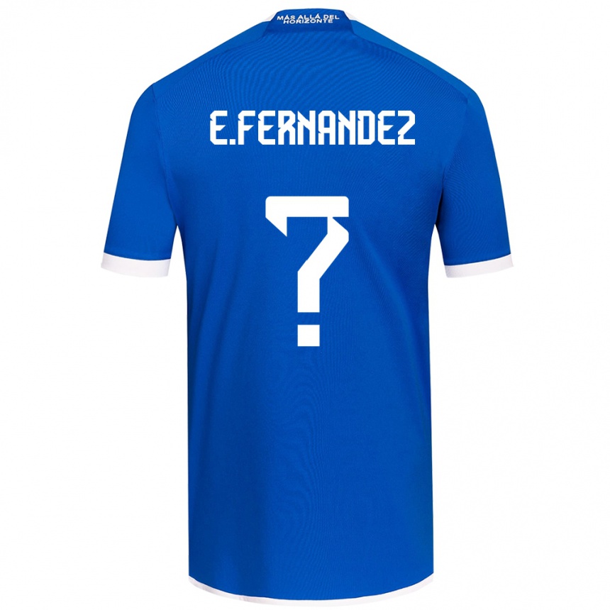 Niño Fútbol Camiseta Enzo Fernández #0 Azul Blanco 1ª Equipación 2024/25 Perú