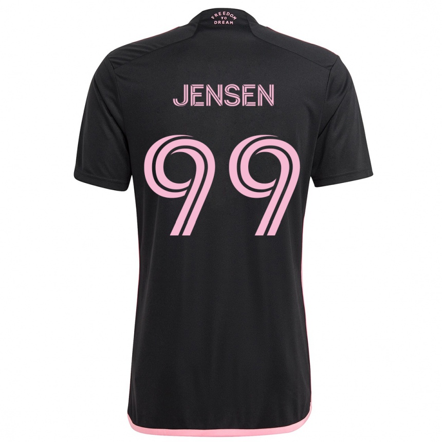 Niño Fútbol Camiseta Cole Jensen #99 Negro 2ª Equipación 2024/25 Perú