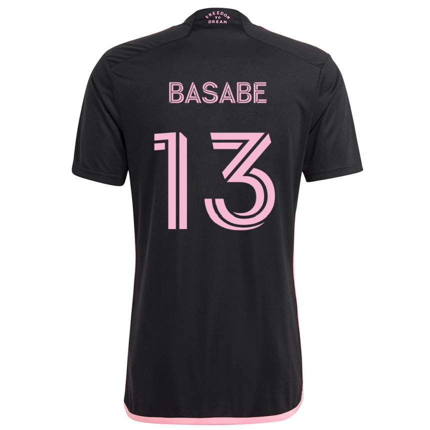 Niño Fútbol Camiseta Samuel Basabe #13 Negro 2ª Equipación 2024/25 Perú