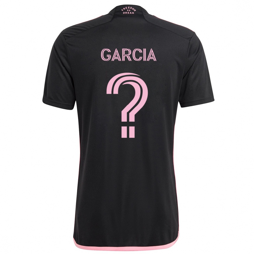 Niño Fútbol Camiseta Lesther Garcia #0 Negro 2ª Equipación 2024/25 Perú