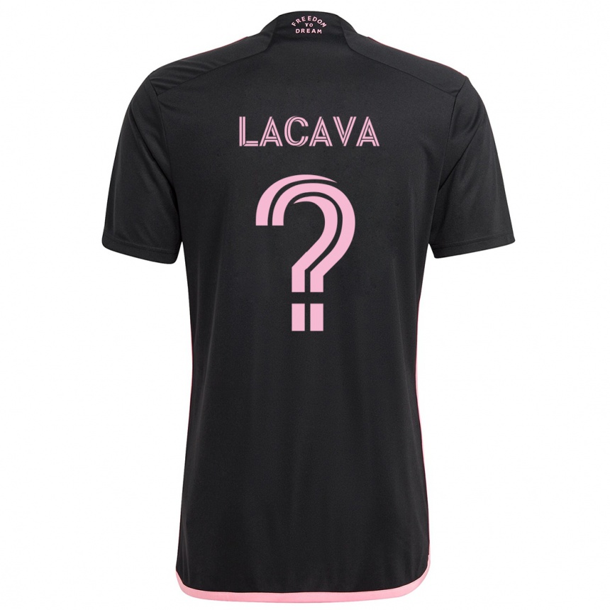 Niño Fútbol Camiseta Jake Lacava #0 Negro 2ª Equipación 2024/25 Perú