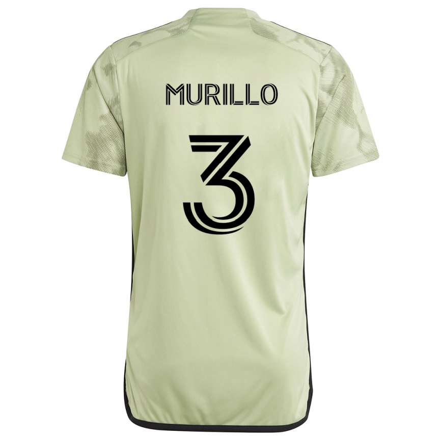 Niño Fútbol Camiseta Jesús Murillo #3 Verde Claro 2ª Equipación 2024/25 Perú