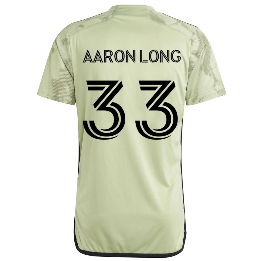 Niño Fútbol Camiseta Aaron Long #33 Verde Claro 2ª Equipación 2024/25 Perú