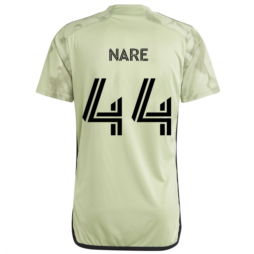 Niño Fútbol Camiseta Thabo Nare #44 Verde Claro 2ª Equipación 2024/25 Perú